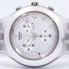 Reloj Unisex Swatch ironía Diaphane Cronógrafo plata full SVCK4038G