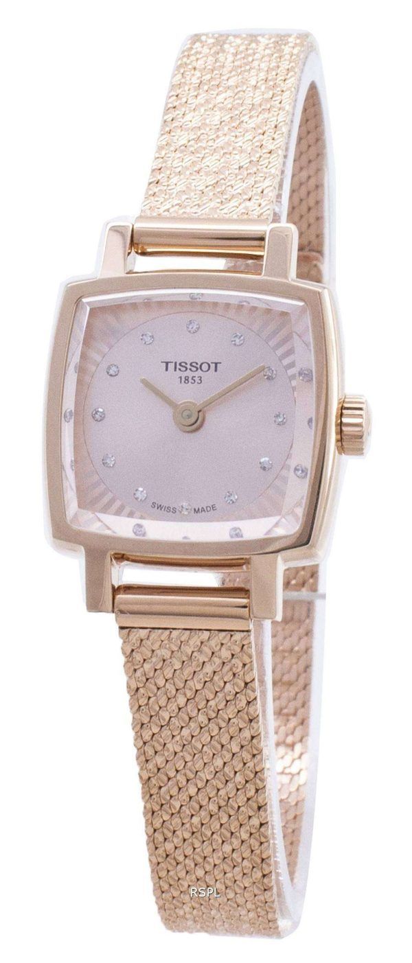 Tissot T-Lady Lovely Square T058.109.33.456.00 T0581093345600 Reloj para mujer con detalles de diamantes