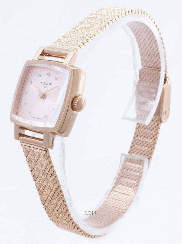 Tissot T-Lady Lovely Square T058.109.33.456.00 T0581093345600 Reloj para mujer con detalles de diamantes