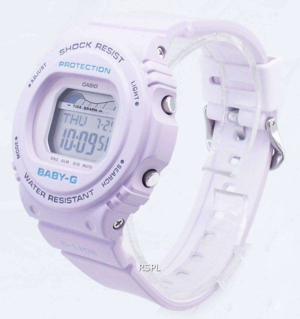 Casio Baby-G G-Lide BLX-570-6 BLX570-6 Gráfico de mareas Resistente a los golpes 200M Reloj de mujer