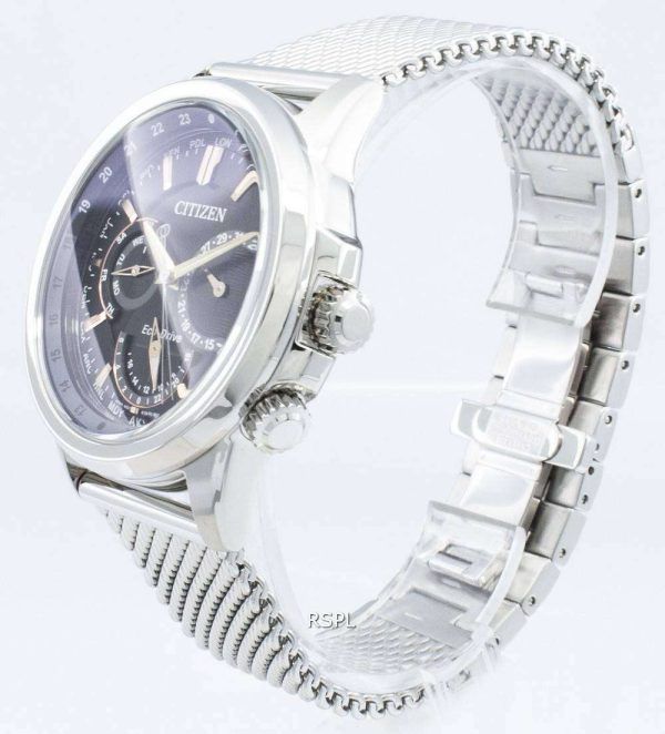 Reloj Citizen Calendrier Eco-Drive BU2020-70E Cronógrafo Reloj mundial para hombre