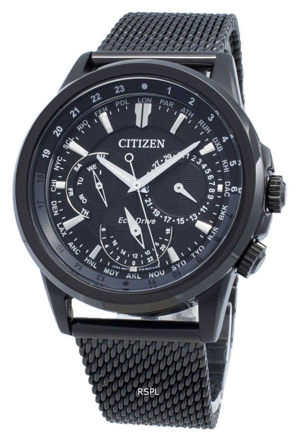 Reloj Citizen Calendrier Eco-Drive BU2025-76E Cronógrafo Reloj mundial para hombre