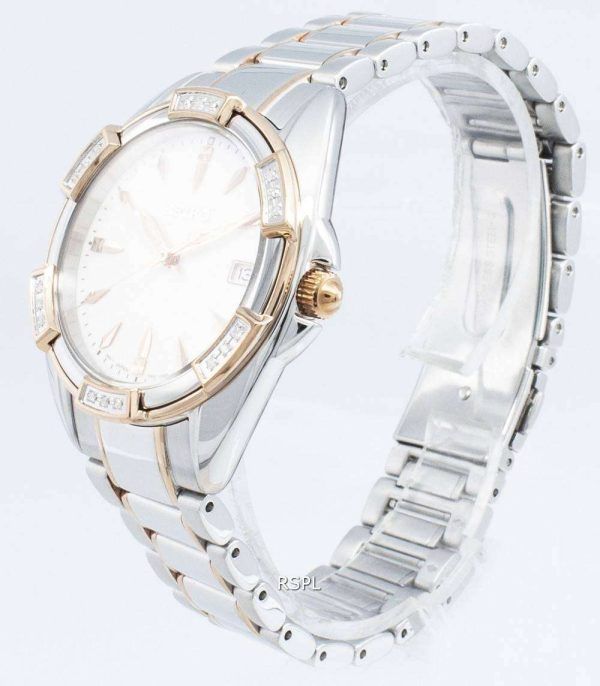 Reloj Seiko Conceptual SKK878P SKK878P1 SKK878 Diamond Acentos de cuarzo para mujer