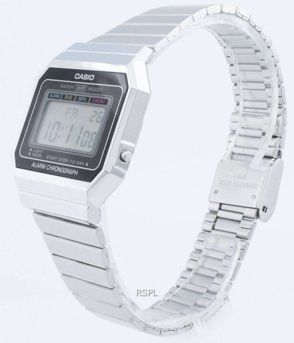 Reloj de cuarzo para hombre Casio Youth Digital A700W-1A A700W-1 Alarm