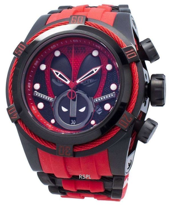 Invicta Marvel Deadpool 27152 Cronógrafo Automático 200M Reloj para hombre