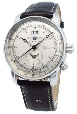 Zeppelin 100 Jahre 7640-1 76401 Reloj de cuarzo taquímetro para hombre