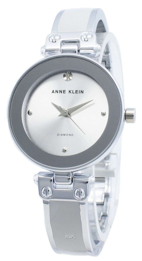Anne Klein 1981LGSV Reloj de cuarzo para mujer