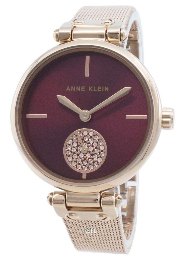 Anne Klein 3000BYRG Diamond Accents Reloj de cuarzo para mujer