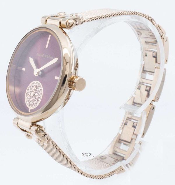 Anne Klein 3000BYRG Diamond Accents Reloj de cuarzo para mujer