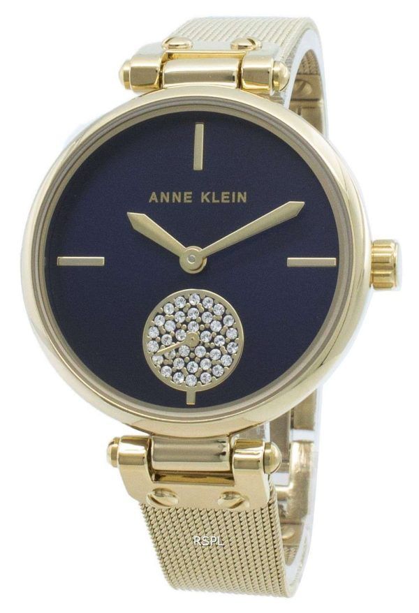 Anne Klein 3000NVGB Diamond Accents Reloj de cuarzo para mujer