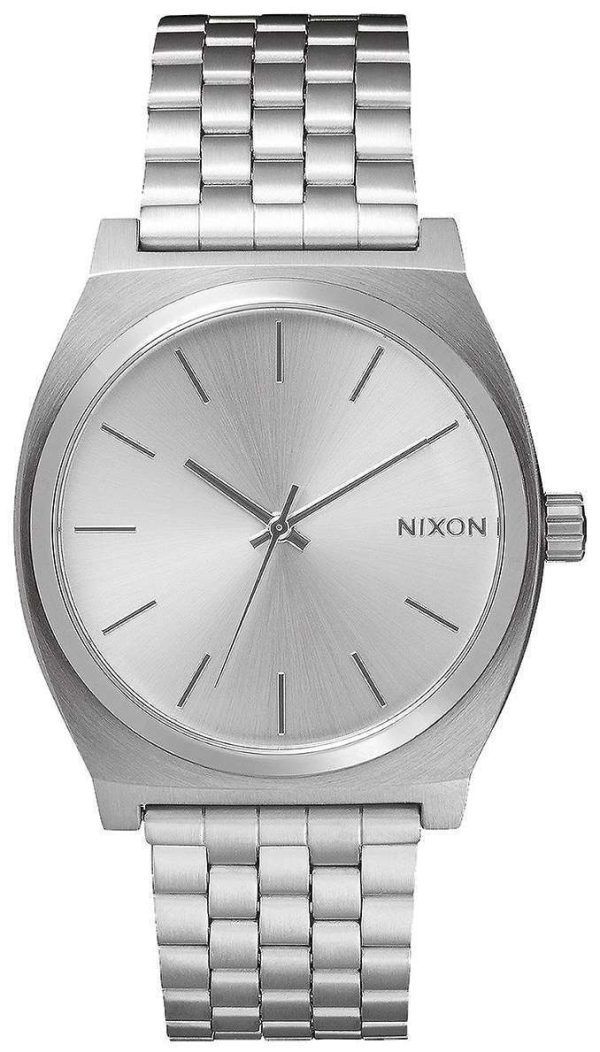 Nixon Time Teller All Silver A045-1920-00 Reloj para hombre