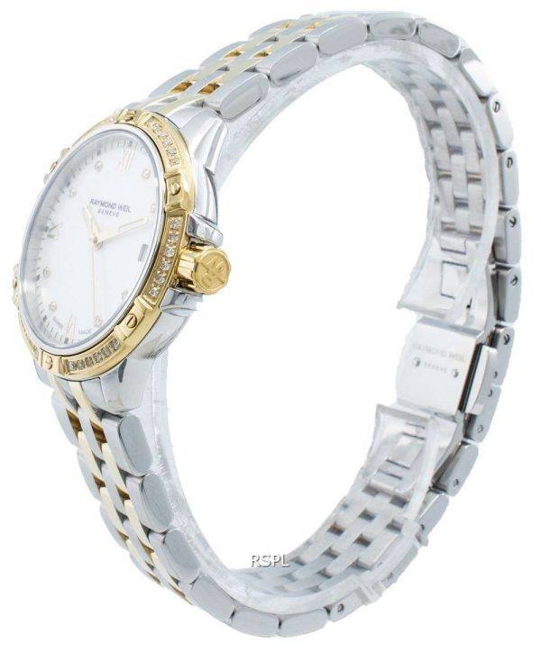 Raymond Weil Geneve Tango 5960-SPS-00995 Diamond Acentos Reloj de cuarzo para mujer