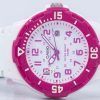 Casio analógico caliente rosa esfera blanca LRW-200H-4BVDF LRW-200H-4BV reloj de mujeres