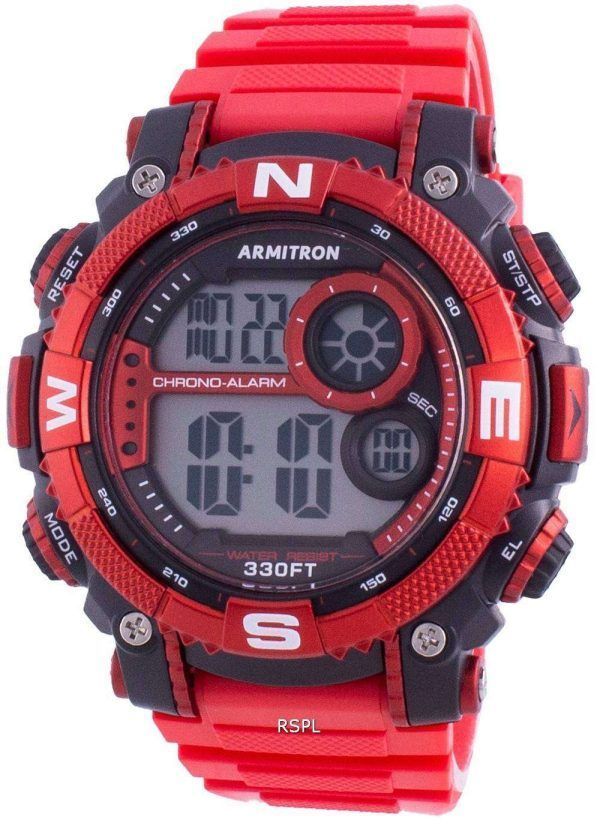 Armitron Sport 408284RDBK reloj de cuarzo con brújula para hombre