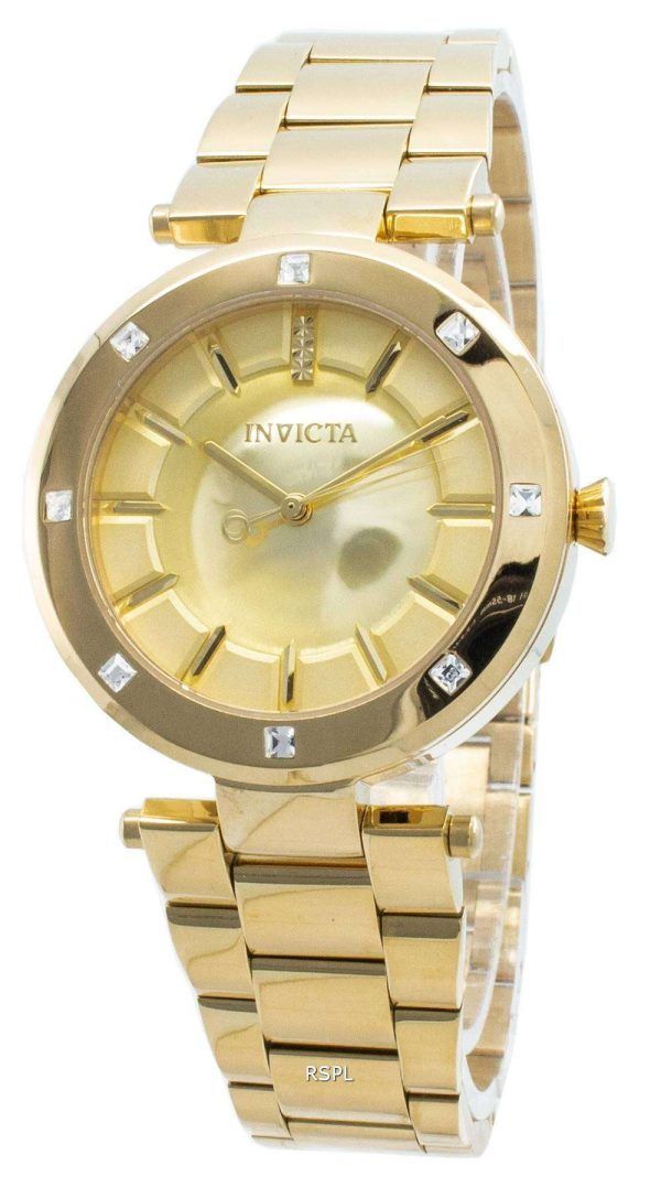 Invicta Angel 23728 Diamond Accents Reloj de cuarzo para mujer