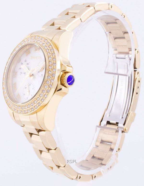 Invicta Angel 28481 Reloj de mujer con detalles de diamantes de cuarzo