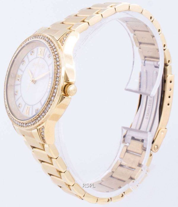 Invicta Angel 30929 Reloj de mujer con detalles de diamantes de cuarzo