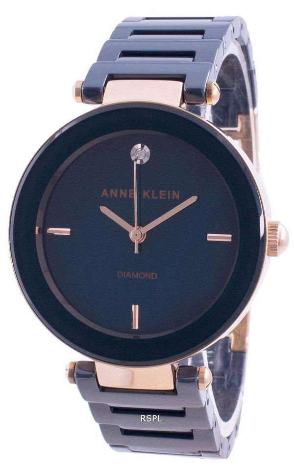 Reloj Anne Klein 1018RGNV Quartz Diamond Accents para mujer