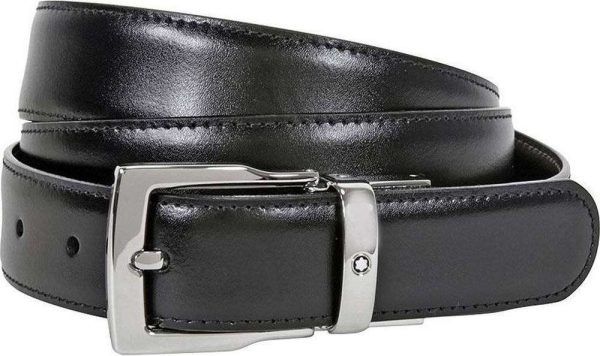 Montblanc 109738 Classic Line Reversible Black / Brown Cinturón de cuero para hombre