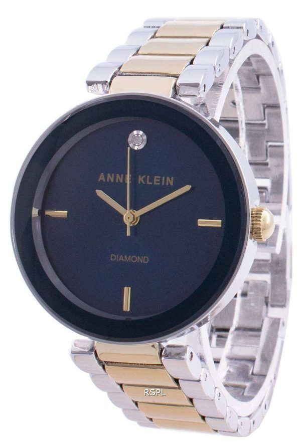 Reloj Anne Klein 1363NVTT Quartz Diamond Accents para mujer