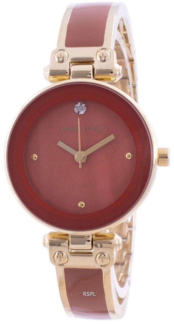 Anne Klein 1980RUGB Reloj de cuarzo con detalles de diamantes para mujer