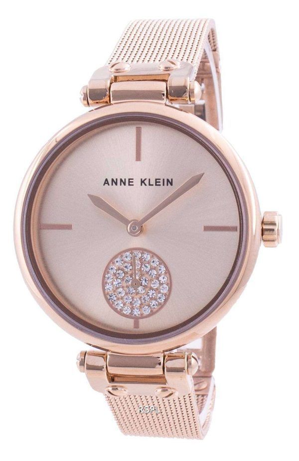 Reloj de cuarzo para mujer Anne Klein Swarovski Crystal Accented 3000RGRG