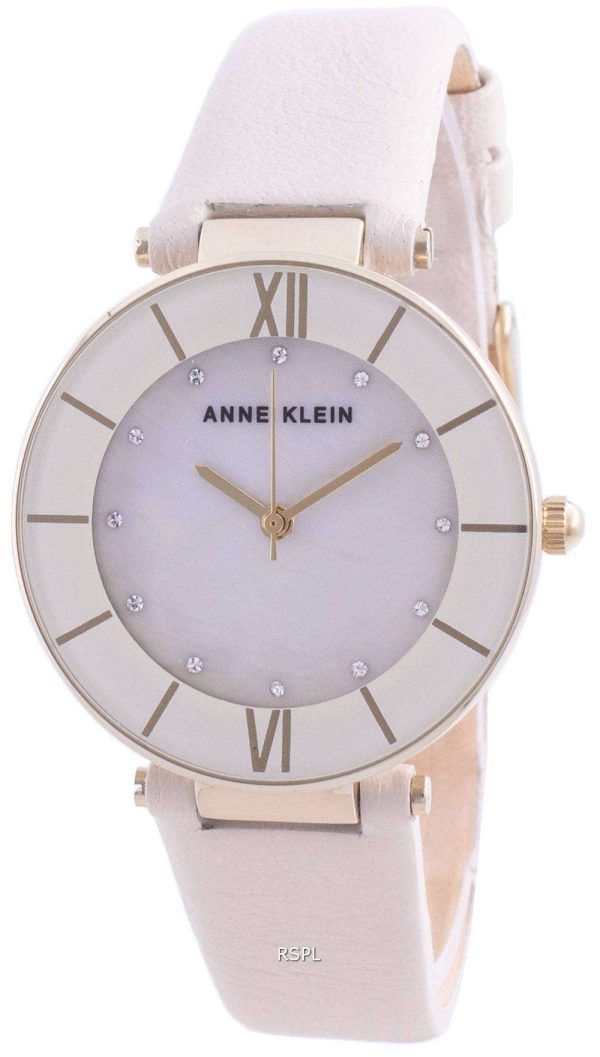 Reloj de cuarzo para mujer Anne Klein Swarovski Crystal Accented 3272GPCR