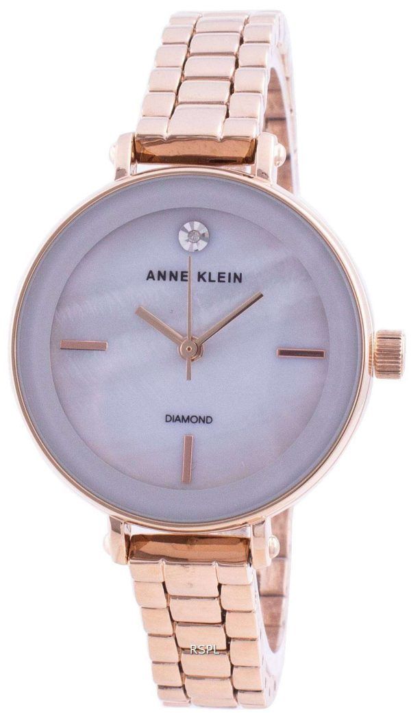 Reloj Anne Klein 3386LGRG Quartz Diamond Accents para mujer