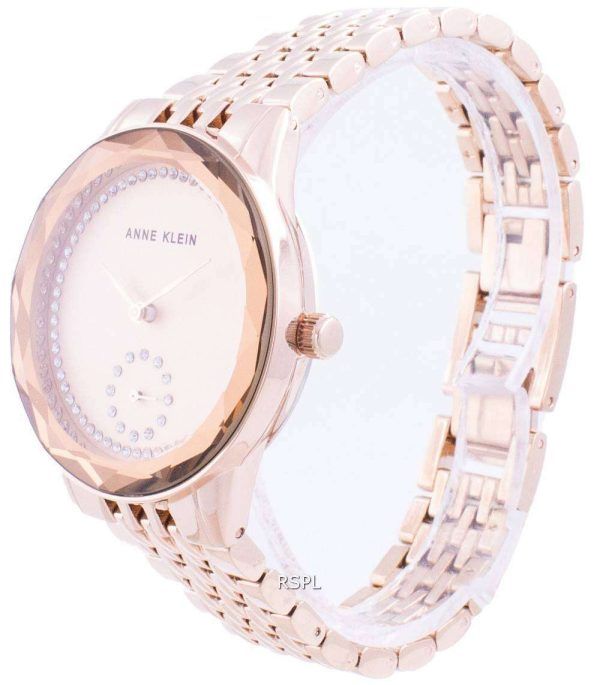 Anne Klein Swarovski Crystal Accented 3506RGRG Reloj de cuarzo para mujer