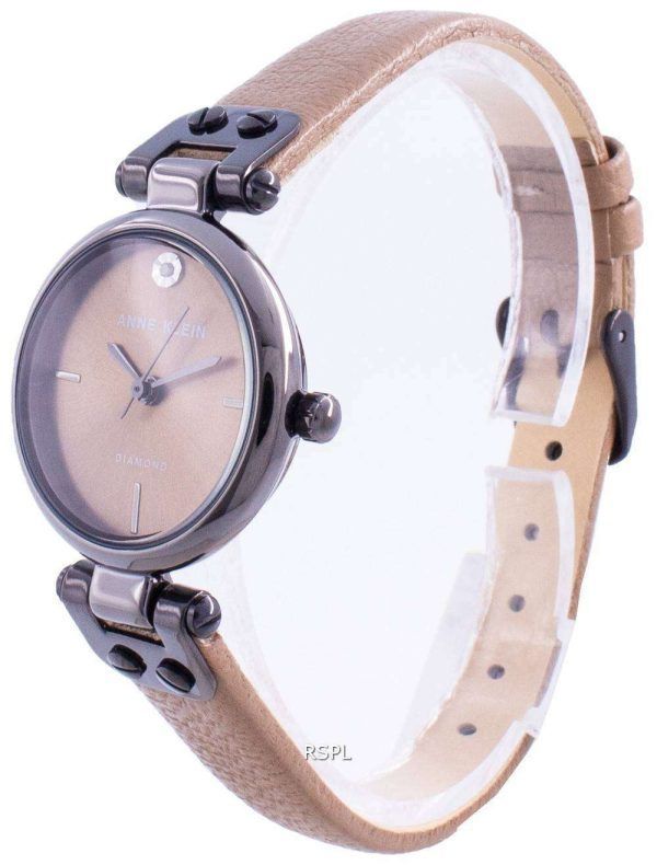 Reloj de cuarzo Anne Klein Genuine Diamond 3513GYMO para mujer