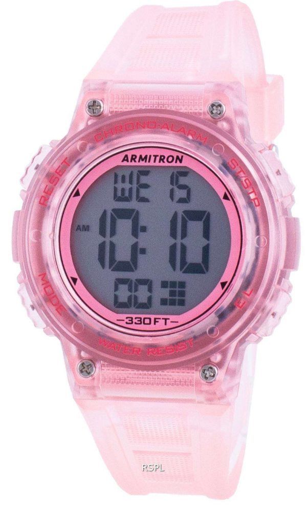 Armitron Sport 457086TPK Quartz Dual Time Reloj para mujer