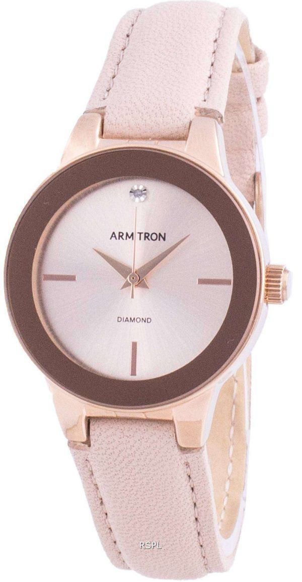 Armitron 755410RSRGBH Reloj de mujer con detalles de diamantes de cuarzo