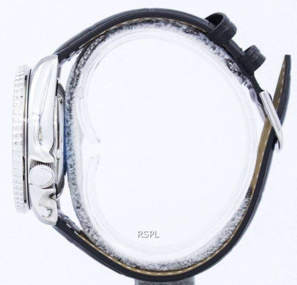 Reloj para hombre Seiko Automatic Diver's Ratio Black Leather SKX007J1-LS6 200M