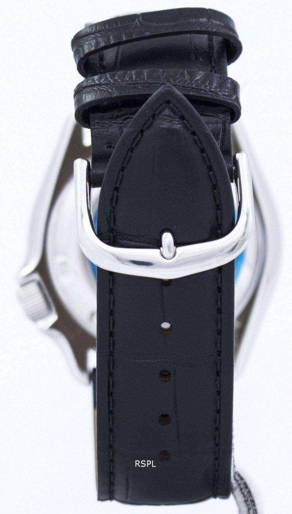 Reloj para hombre Seiko Automatic Diver's Ratio Black Leather SKX007J1-LS6 200M