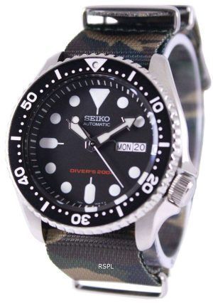 Reloj para hombre Seiko Automatic Diver's 200M Army OTAN SKX007K1-NATO5