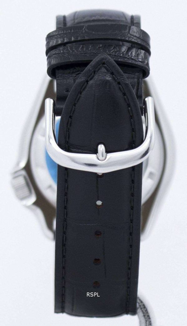 Reloj para hombre Seiko Automatic Diver's 200M Ratio Black Leather SKX009K1-LS6