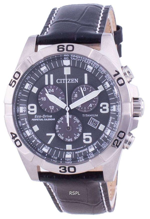 Reloj Citizen Brycen Super Titanium Perpetual Calendar Eco-Drive BL5551-14H 100M para hombre