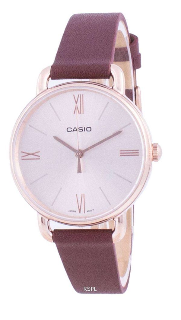 Reloj Casio Rose Gold Tone Dial Quartz LTP-E414PL-5A LTPE414PL-5A para mujer