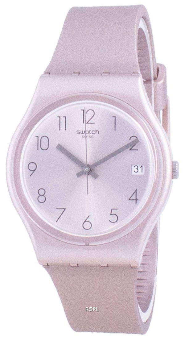 Swatch Pinkbaya Rose Gold Tone Dial Quartz GP403 Reloj para hombre