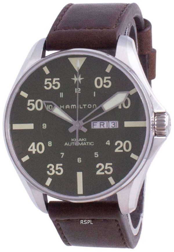 Hamilton Khaki Pilot Schott NYC Limited Edition Automatic H64735561 200M Reloj de buceo para hombre