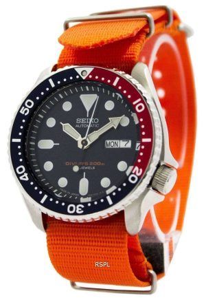 Seiko Automatic Diver&#39,s 200M NATO Strap SKX009J1-NATO7 Reloj para hombre