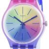 Reloj Swatch Multiboost Multicolor Dial Correa de silicona de cuarzo SUOK143 para hombre