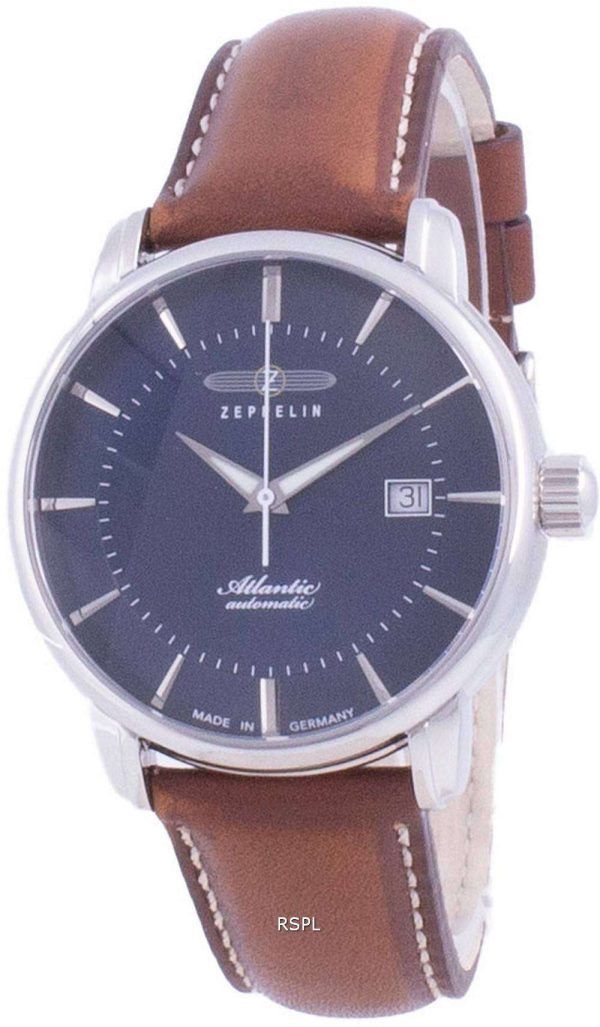 Zeppelin Atlantic Blue Dial Automatic 8452-3 84523 Reloj para hombre