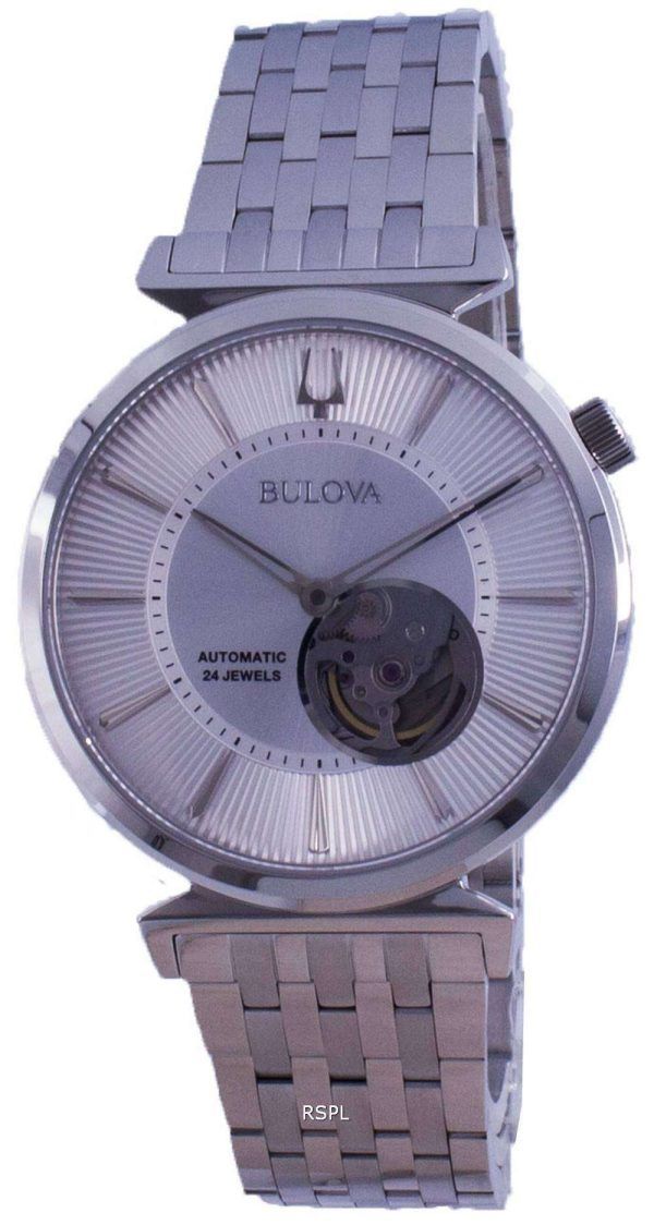 Reloj Bulova Classic Regatta Open Heart Dial automático 96A235 para hombre