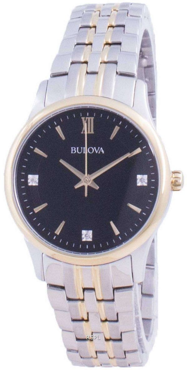 Reloj para mujer Bulova Diamond Accents Quartz 98P196