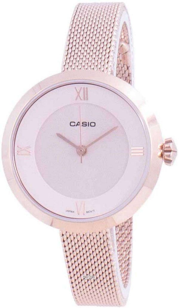 Reloj Casio Analog Pink Dial LTP-E154MPG-4A LTPE154MPG-4A para mujer