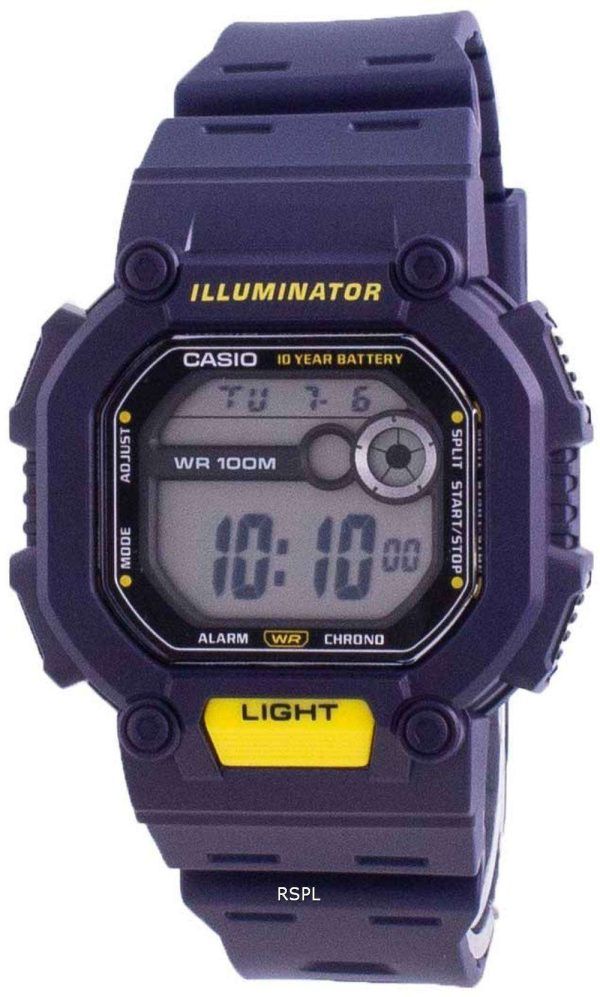 Reloj Casio Youth Illuminator Digital W-737H-2A W737H-2A 100M para hombre