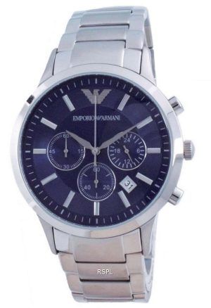 Emporio Armani Renato Classic Chronograph Blue Dial Quartz AR2448 Reloj para hombre