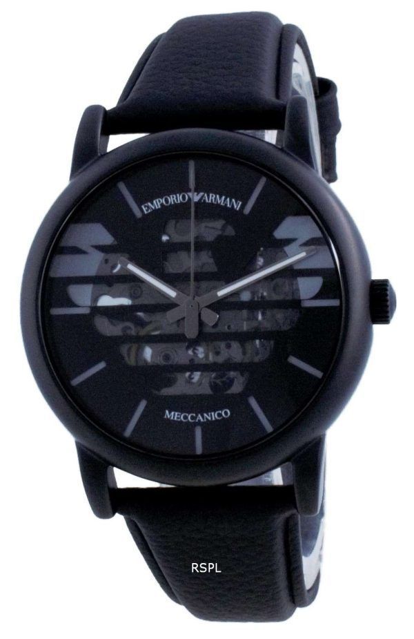 Emporio Armani Luigi Skeleton Leather Automatic AR60032 Reloj para hombre