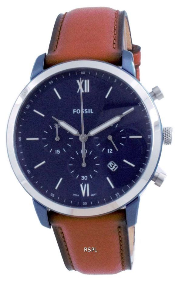 Fossil Neutra Chronograph Luggage Leather Quartz FS5791 Reloj para hombre